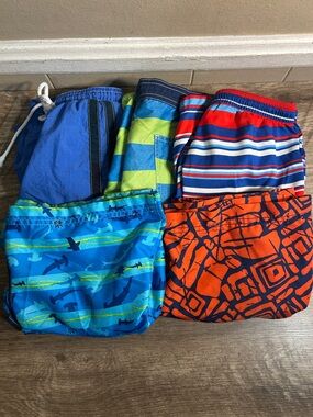 Five Boys Swimming Bottoms Size 6/7